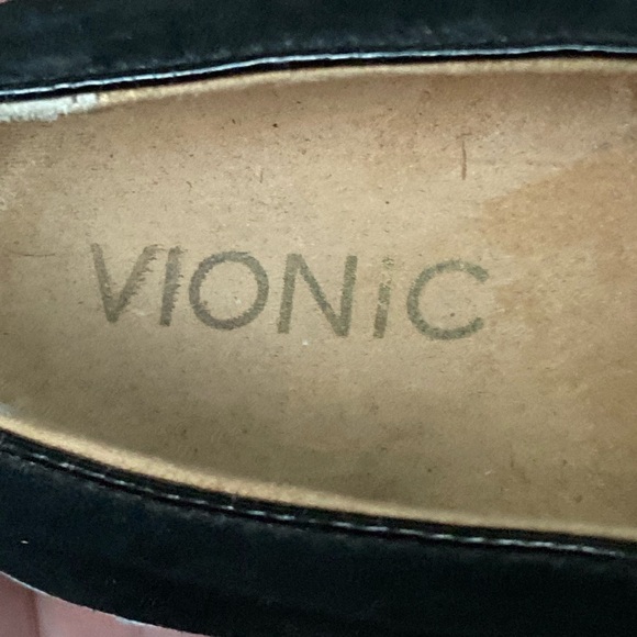 Vionic Splendid snakeskin black tan slip-on supportive casual sneakers size 7 - Picture 8 of 9